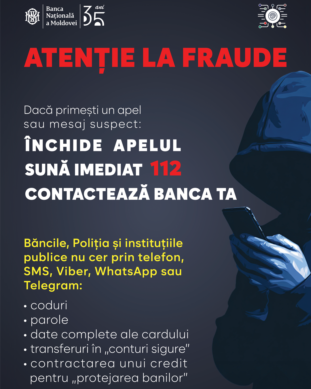 ATENȚIE LA FRAUDE